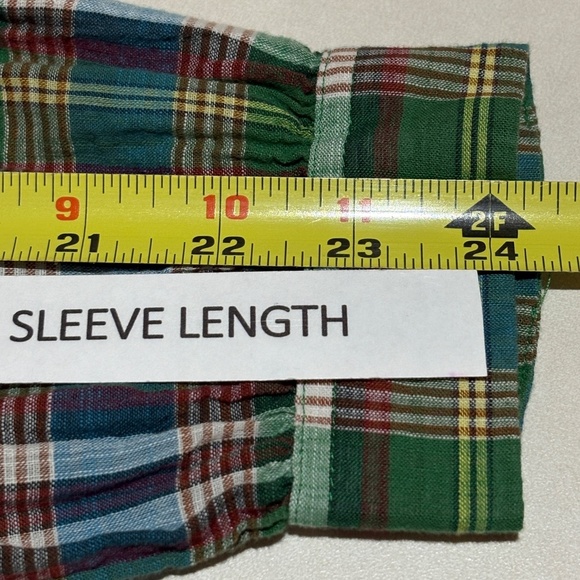 J Crew Women Long Sleeve Button Front Cotton Shirt Sz 14 Preppy Classic Office - Picture 8 of 9